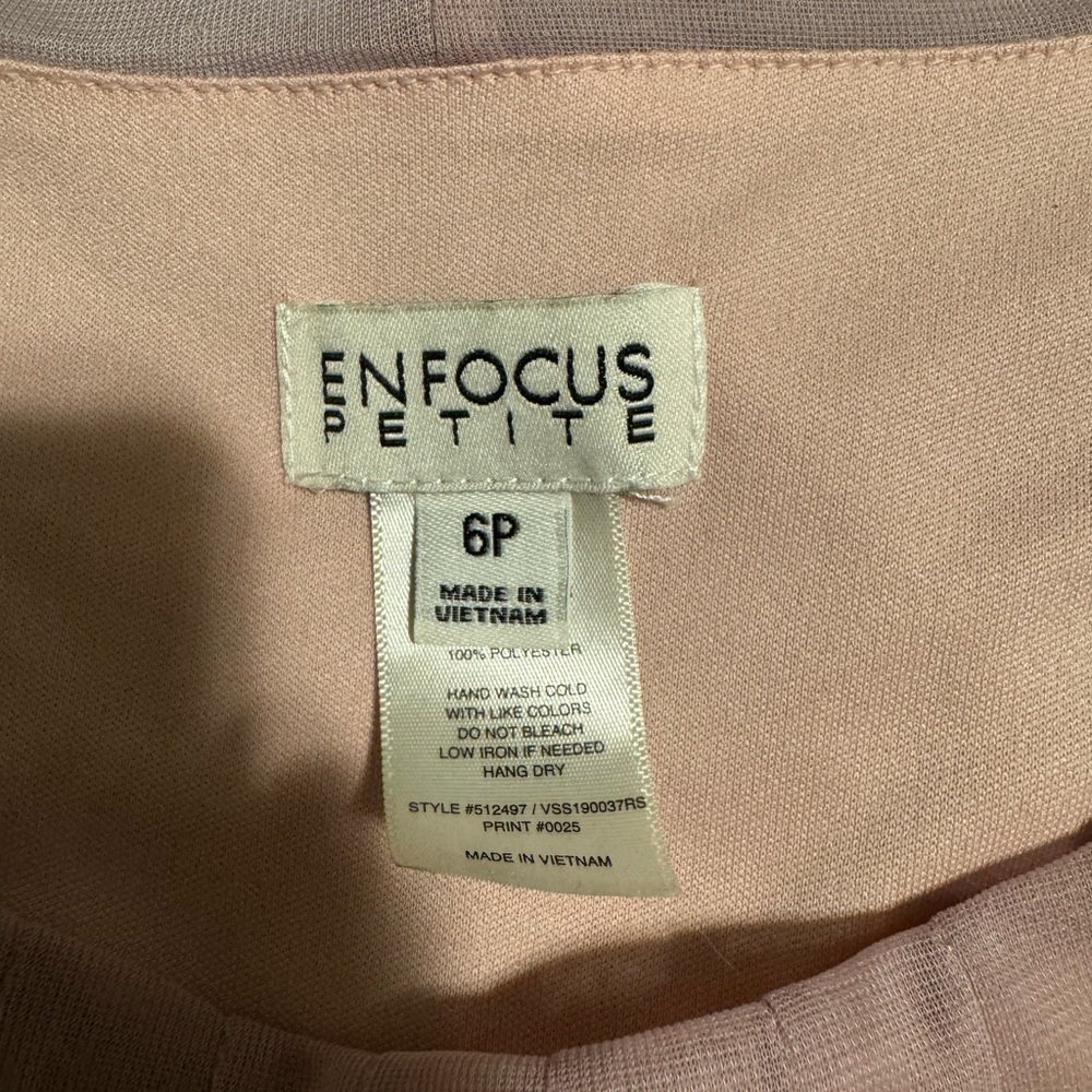 En Focus Petite Pink Dress